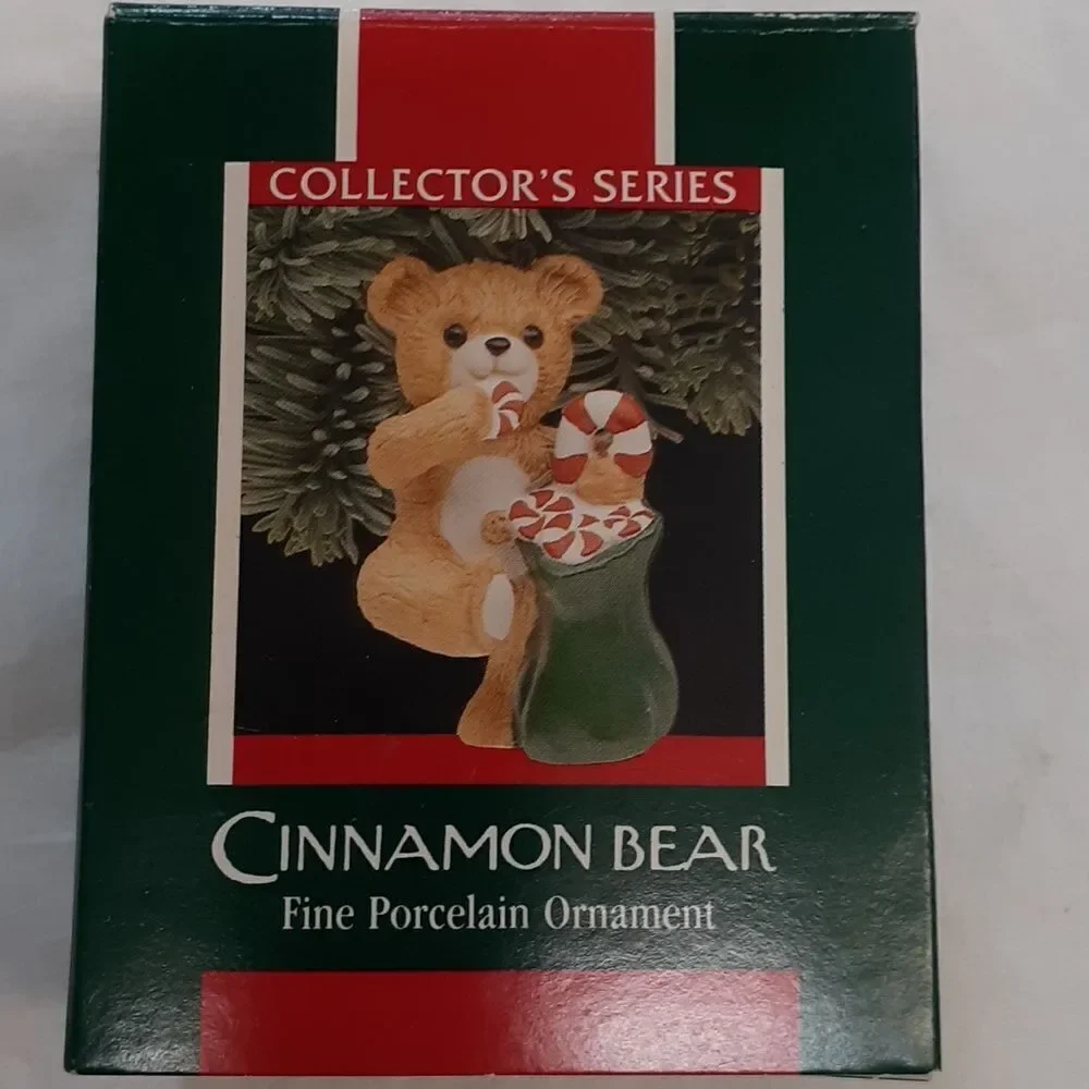 2 -Hallmark Keepsake Cinnamon‎ Bear ornaments